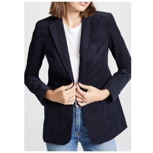 FRAME fine varigated corduroy blazer jacket 0